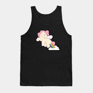 unicorn cute fart sky Tank Top